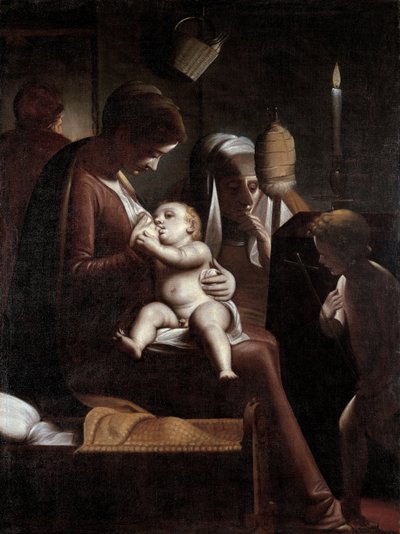 Madonna of the Candle by Luca Cambiaso